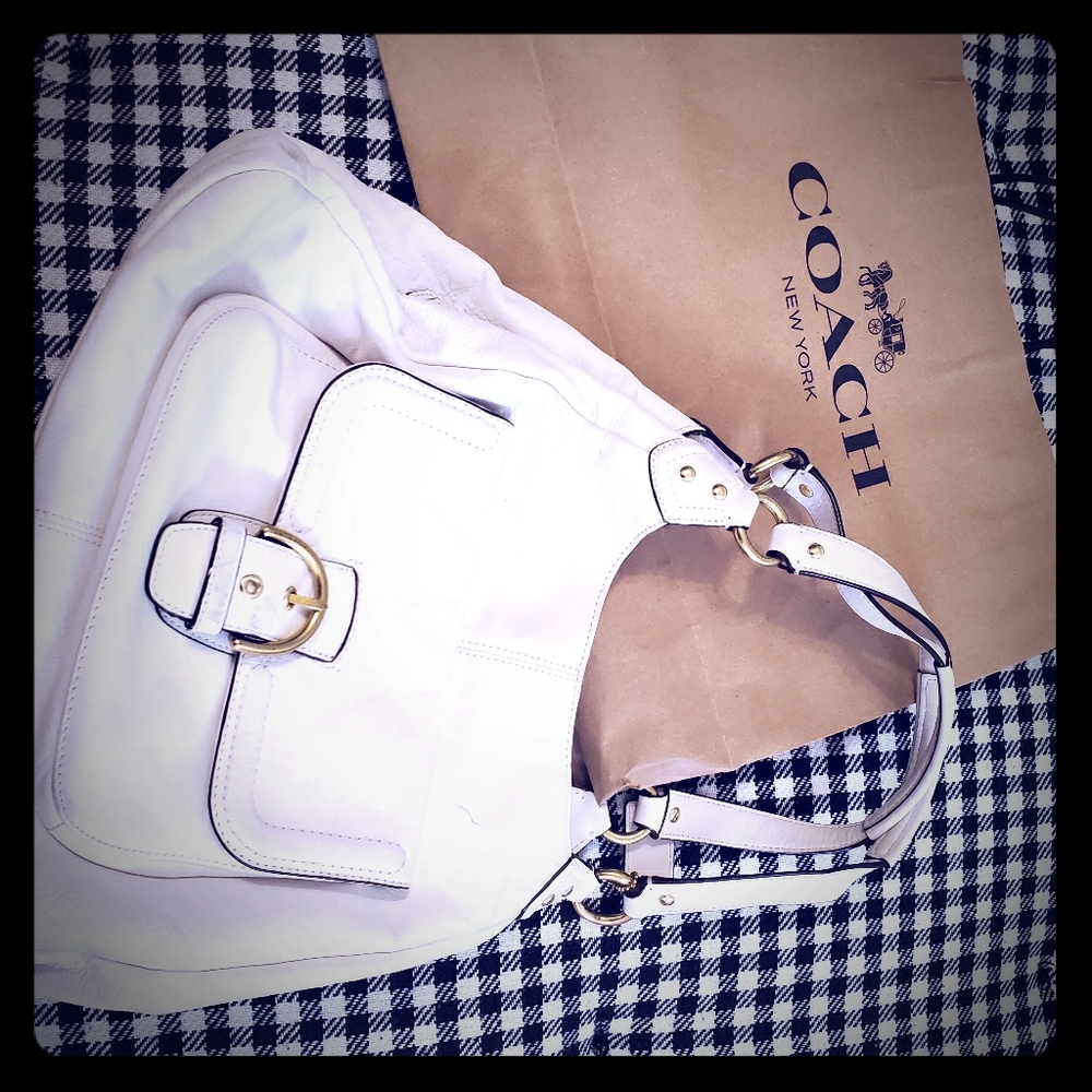 Coach leather purse